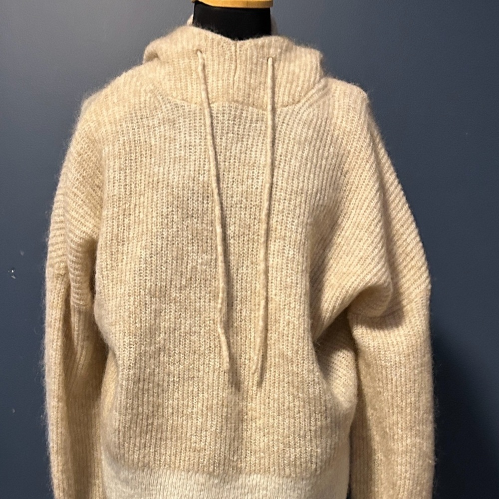 Ganni Cream Knit Sweater